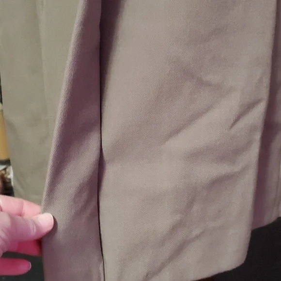 Vintage,  Sears green wool coat with real fur collar. - Picture 9 of 14